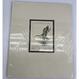 Skyward  Goose L/E Original Etching Signed MARY KAYE UMBERGER Bird